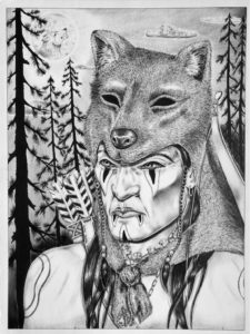 Leonardo Peña, 1997, Austin (Texas), cartoncino rigido da disegno (Tex Art), cm 38x50, penna